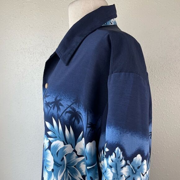 Kennington Hawaiian Button Down Shirt Size XL EUC - Picture 4 of 6